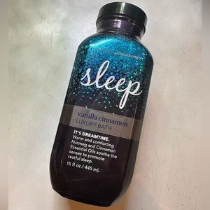 Bath & Body Works VANILLA CINNAMON Aromatherapy Sleep Luxury Bath NEW RARE